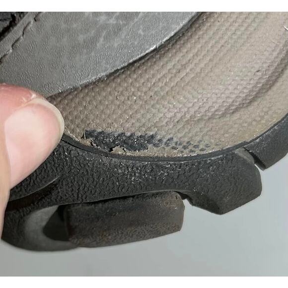 MERRELL Moab 3 Low Waterproof Hiking Shoes Leather Gray Athletic Kids 5M - Picture 9 of 11